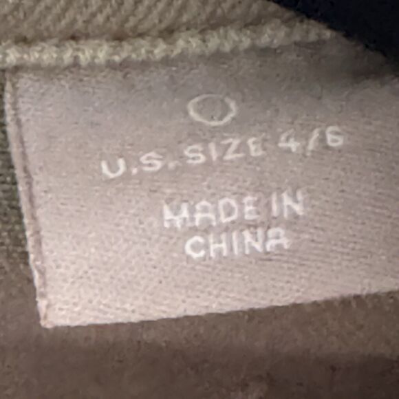 Chico's Embroidered Sage-Denim Jacket Women's Size 0 US 4/6 Extra Small - Picture 12 of 13